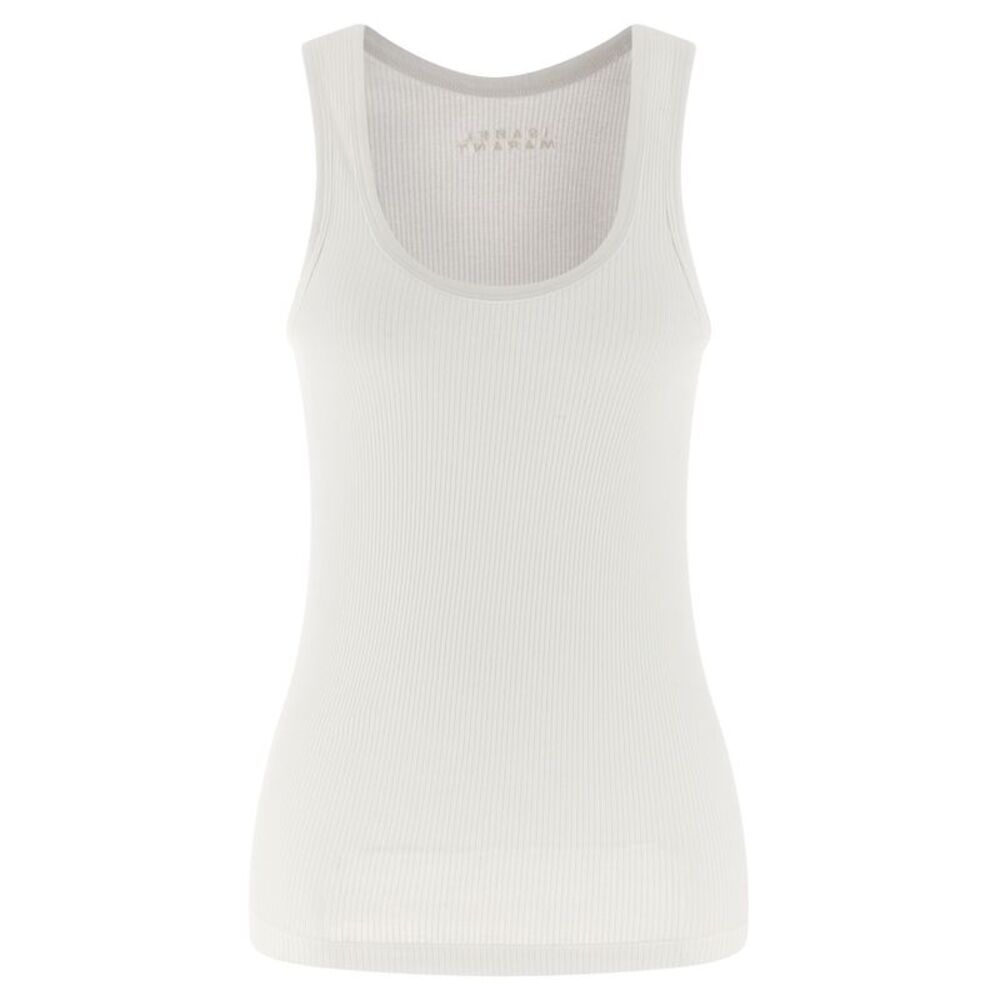 Isabel Marant White Cotton Tank Women's Tops